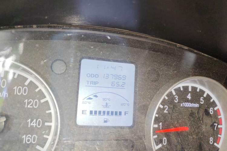 Used Jinbei Hiace X30 2018 1.3L Standard Edition DLCG12 Odometer Close Up