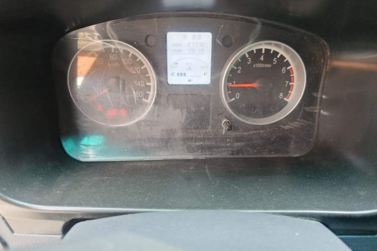 Used Jinbei Hiace X30 2018 1.3L Cargo Van Comfort Model DLCG12 Odometer Close Up