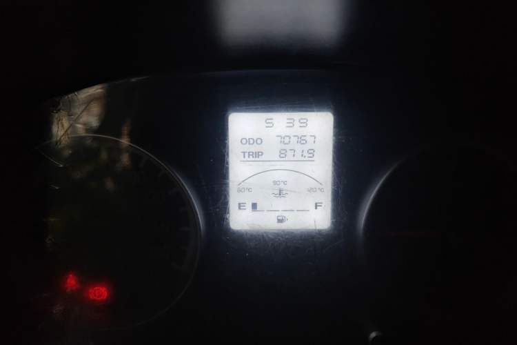 Used Jinbei Hiace X30 2018 1.3L Standard Edition DLCG12 Odometer Close Up