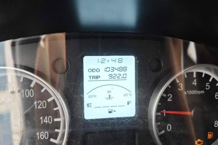 Used Jinbei Hiace X30 2019 1.5L Standard Version China VI SWC15M Odometer Close Up