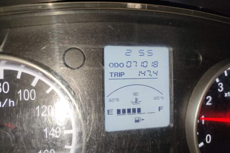 Used Jinbei Hiace X30 2019 1.5L Comfort Edition China VI SWC15M Odometer Close Up