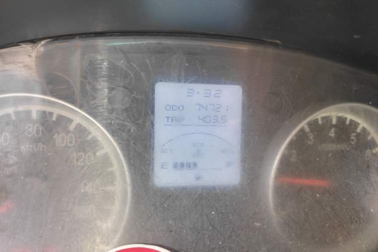 Used Jinbei Hiace X30 2019 1.5L Van Standard Model China VI SWC15M Odometer Close Up