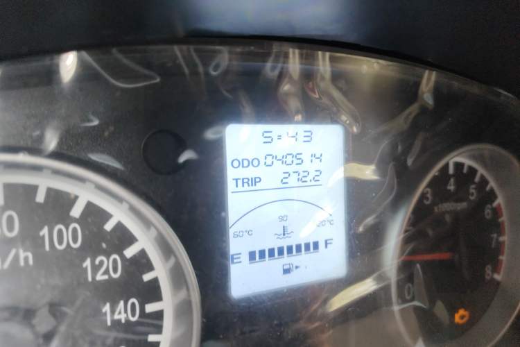 Used Jinbei Hiace X30 2019 1.5L Comfort Edition China VI SWC15M Odometer Close Up