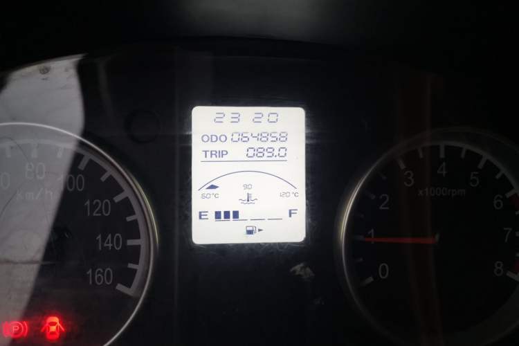 Used Jinbei Hiace X30 2019 1.5L Van Comfort Model China VI SWC15M Odometer Close Up