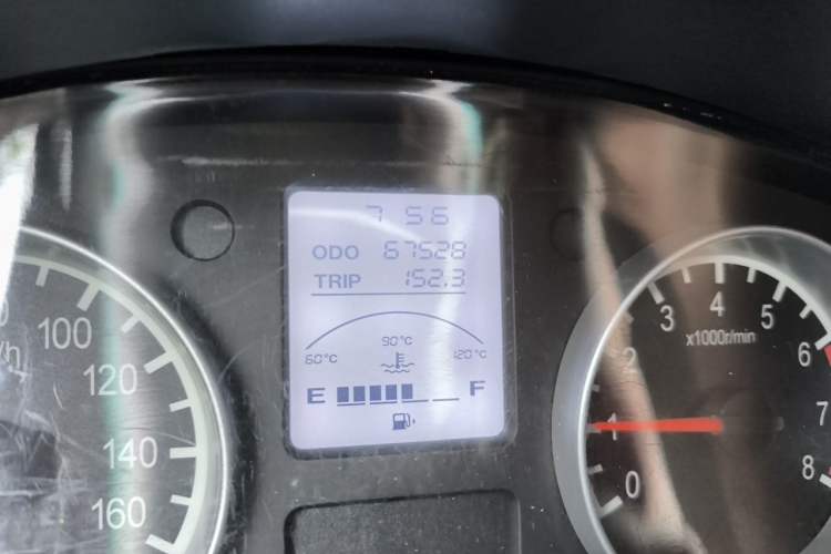 Used Jinbei Hiace X30 2019 1.5L Van Comfort Model China VI SWC15M Odometer Close Up