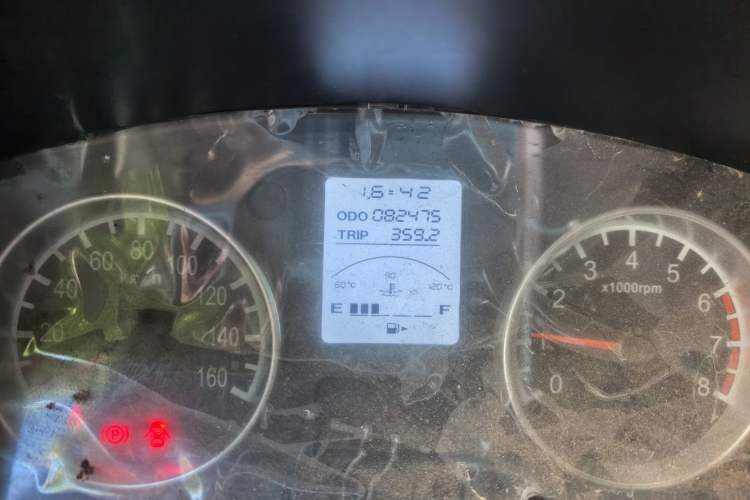 Used Jinbei Hiace X30 2019 1.5L Standard Version China VI SWC15M Odometer Close Up