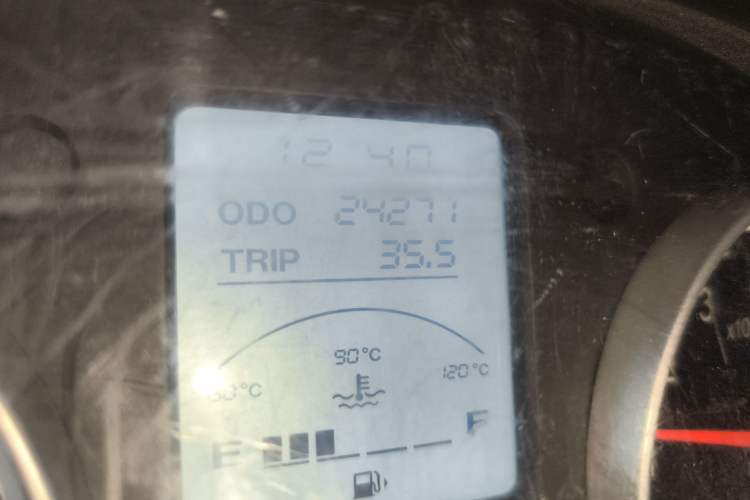 Used Jinbei Hiace X30 2019 1.5L Van Standard Model China VI SWC15M Odometer Close Up