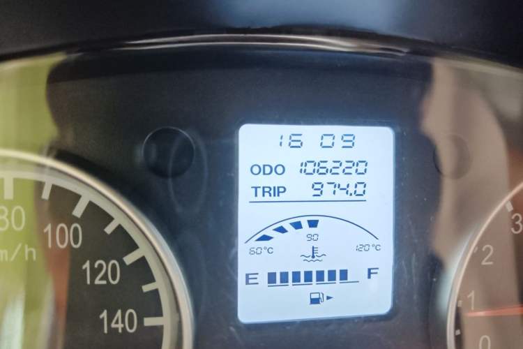 Used Jinbei Hiace X30 2019 1.5L Comfort Edition China VI SWC15M Odometer Close Up