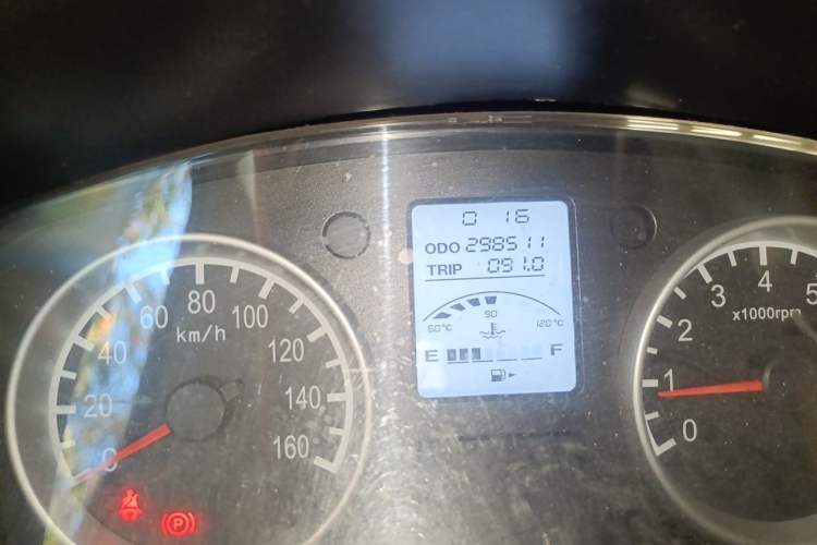 Used Jinbei Hiace X30 2019 1.5L Van Comfort Model China VI SWC15M Odometer Close Up