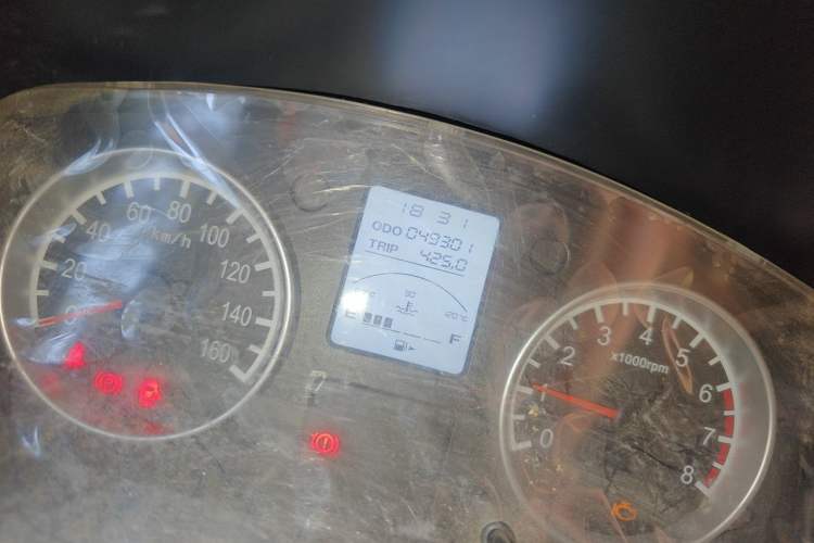 Used Jinbei Hiace X30 2019 1.5L Comfort Edition China VI SWC15M Odometer Close Up