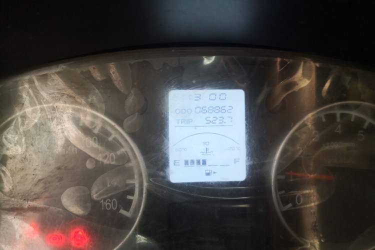 Used Jinbei Hiace X30 2019 1.5L Van Standard Model China VI SWC15M Odometer Close Up
