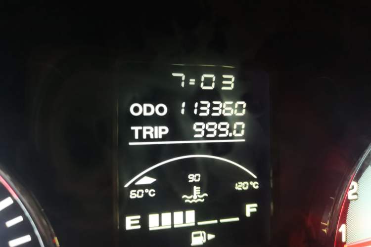 Used Jinbei Hiace X30 2019 1.5L Van Comfort Model China VI SWC15M Odometer Close Up