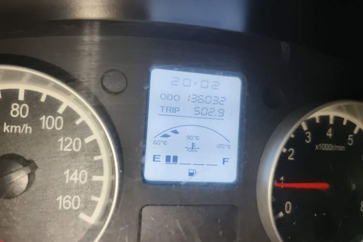 Used Jinbei Hiace X30 2020 1.5L Super-Comfortable Version China VI Standard SWC15M Odometer Close Up