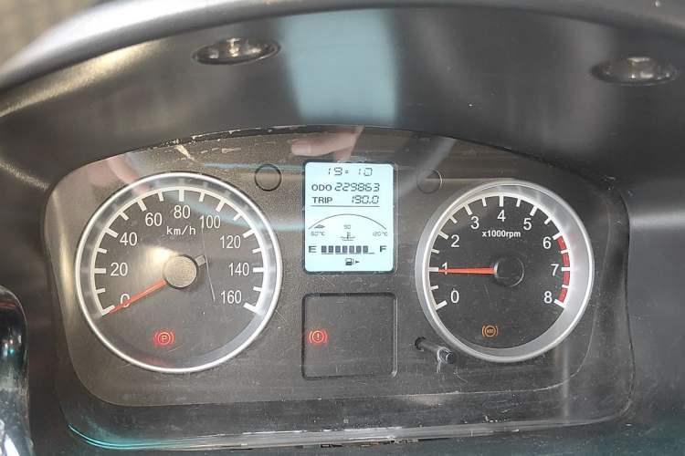 Used Jinbei Hiace X30 2020 1.5L Van Super-Enjoyment Model China VI Standard SWC15M Odometer Close Up