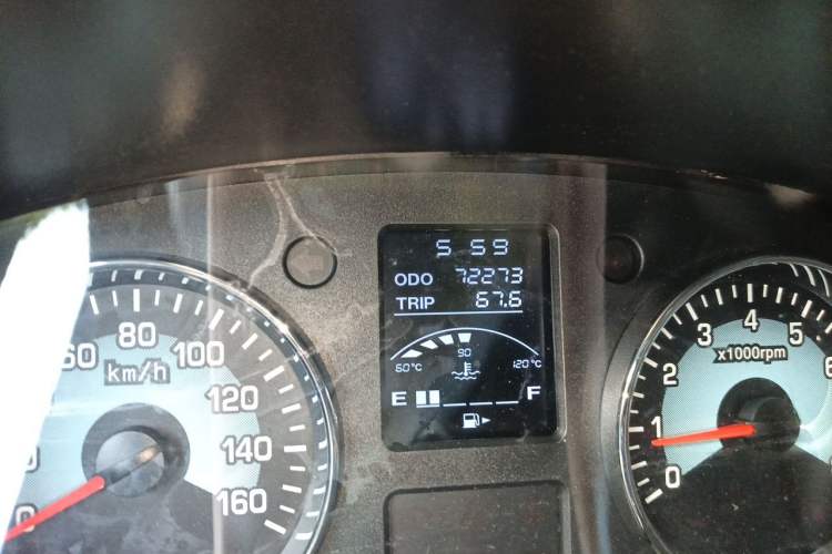Used Jinbei Hiace X30 2020 1.5L Van Super-Enjoyment Model China VI Standard SWC15M Odometer Close Up