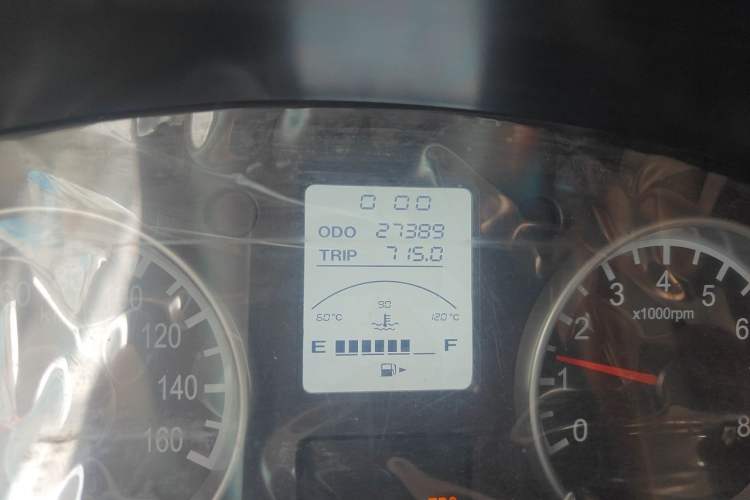 Used Jinbei Hiace X30 2020 1.5L Van Super-Enjoyment Model China VI Standard SWC15M Odometer Close Up
