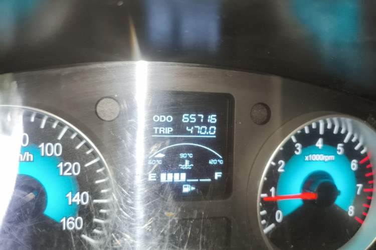 Used Jinbei Hiace X30 2020 1.5L Super-Comfortable Version China VI Standard SWC15M Odometer Close Up