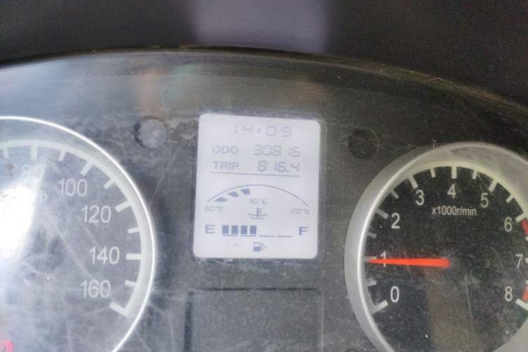 Used Jinbei Hiace X30 2020 1.5L Van Super-Enjoyment Model China VI Standard SWC15M Odometer Close Up