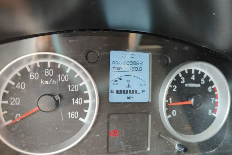 Used Jinbei Hiace X30 2020 1.5L Van Super-Enjoyment Model China VI Standard SWC15M Odometer Close Up