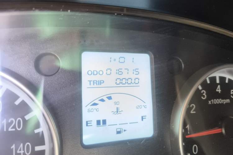 Used Jinbei Hiace X30 2020 1.5L Van Super-Enjoyment Model China VI Standard SWC15M Odometer Close Up