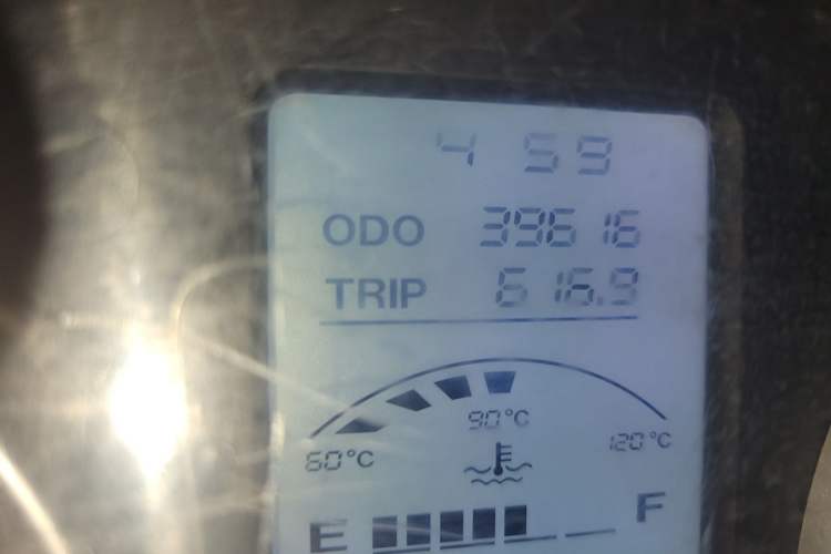 Used Jinbei Hiace X30 2020 1.5L Van Super-Enjoyment Model China VI Standard SWC15M Odometer Close Up