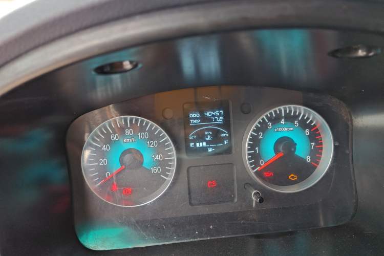 Used Jinbei Hiace X30 2020 1.5L Super-Comfortable Version China VI Standard SWC15M Odometer Close Up