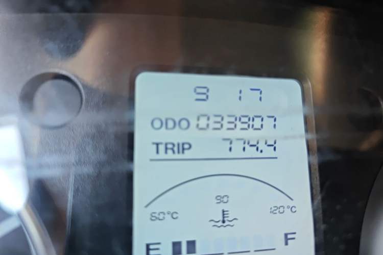 Used Jinbei Hiace X30 2020 1.5L Van Super-Enjoyment Model China VI Standard SWC15M Odometer Close Up