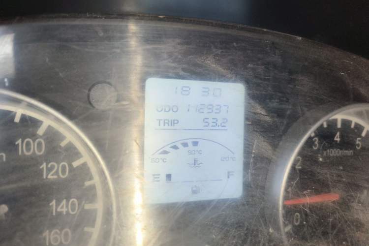 Used Jinbei Hiace X30 2020 1.5L Van Super-Enjoyment Model China VI Standard SWC15M Odometer Close Up