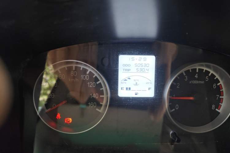 Used Jinbei Hiace X30 2020 1.5L Van Super-Enjoyment Model China VI Standard SWC15M Odometer Close Up