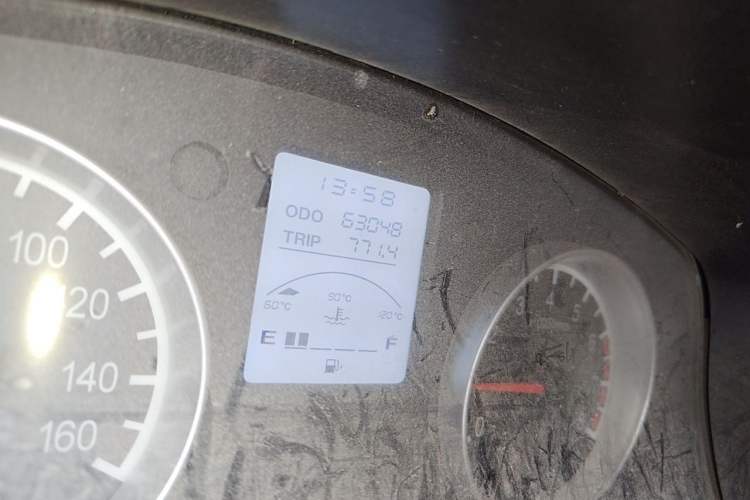 Used Jinbei Hiace X30 2020 1.5L Van Super-Enjoyment Model China VI Standard SWC15M Odometer Close Up