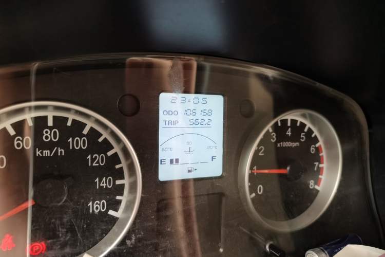 Used Jinbei Hiace X30 2020 1.5L Van Super-Enjoyment Model China VI Standard SWC15M Odometer Close Up