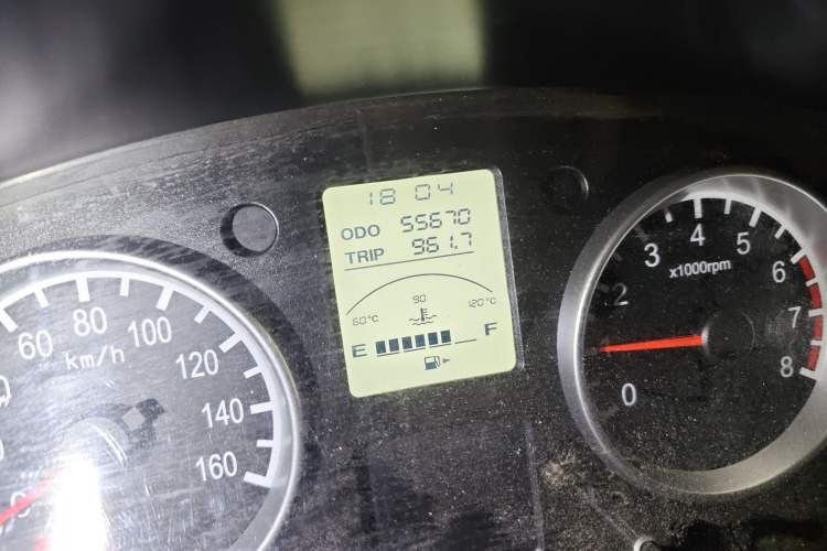 Used Jinbei Hiace X30 2020 1.5L Super-Comfortable Version China VI Standard SWC15M Odometer Close Up