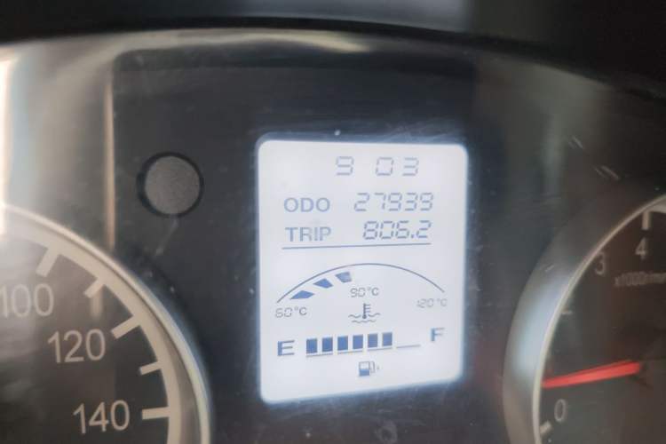 Used Jinbei Hiace X30 2021 1.5L Standard Version Air-Conditioning-Free Bus China VI Emission Standard SWC15M Odometer Close Up