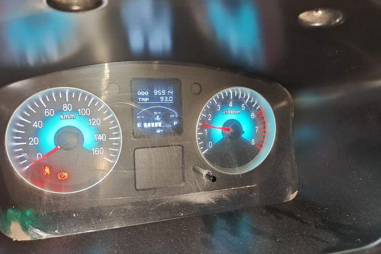 Used Jinbei Hiace X30 2021 1.5L Wealthy Single-Steaming Air-Conditioned Version Bus China VI Standard SWC15M Odometer Close Up