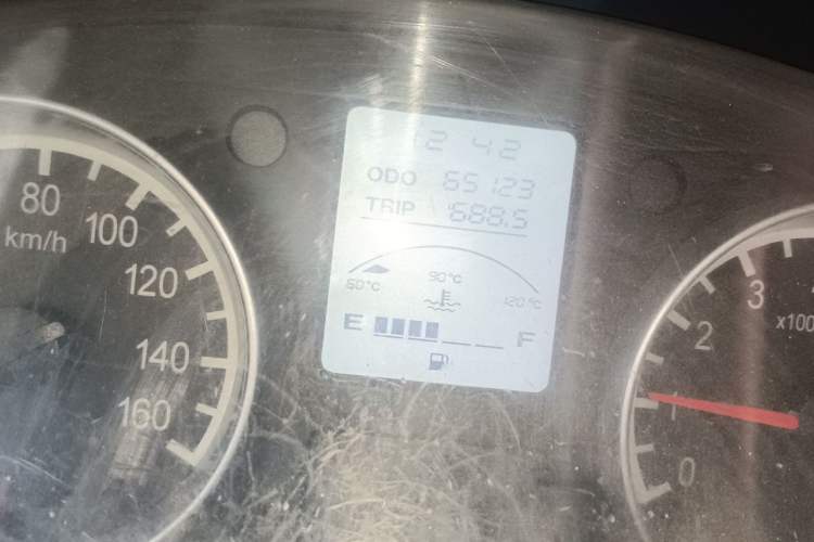 Used Jinbei Hiace X30 2021 1.5L Standard Version Air-Conditioning-Free Bus China VI Emission Standard SWC15M Odometer Close Up