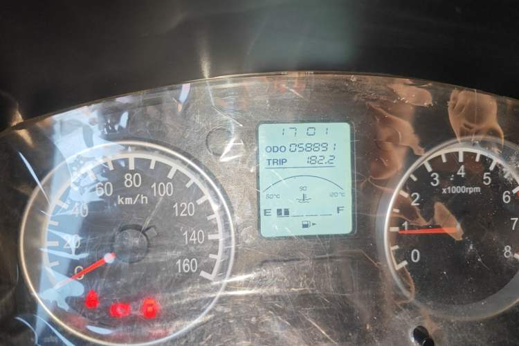 Used Jinbei Hiace X30 2021 1.5L Comfort Model Air-Conditioner-Free Version National VI Standard SWC15M Bus Odometer Close Up
