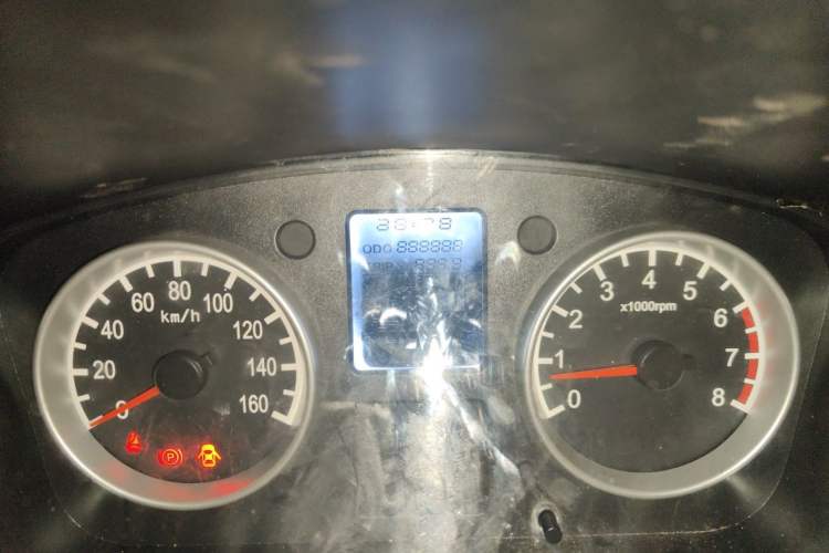Used Jinbei Hiace X30 2021 1.5L Comfort Model Base Version (No Air Conditioning) Van China VI Standard SWC15M Odometer Close Up