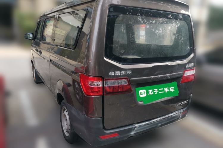Used Jinbei Hiace X30 2021 1.5L Standard Version Air-Conditioning-Free Bus China VI Emission Standard SWC15M Rear Left 45 Deg