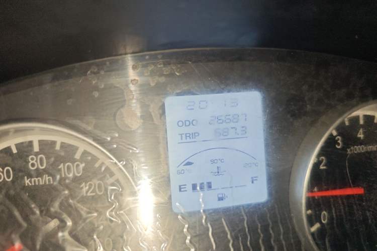 Used Jinbei Hiace X30 2021 1.5L Wealthy Single-Steaming Air-Conditioned Van China VI Standard SWC15M Odometer Close Up