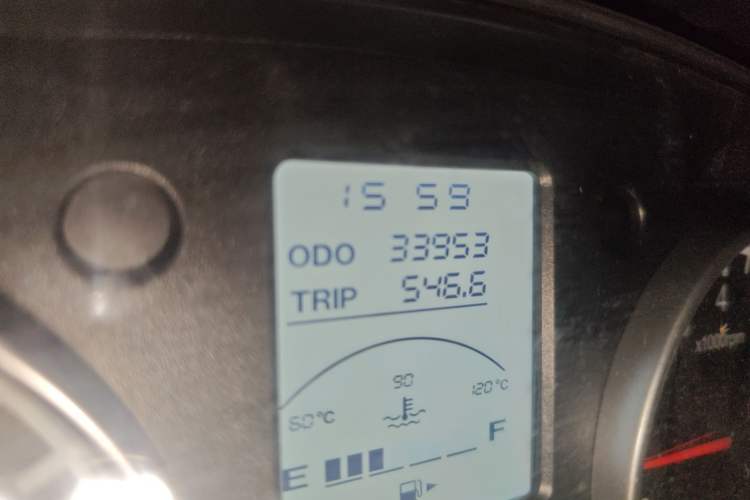 Used Jinbei Hiace X30 2021 1.5L Comfort Model Air-Conditioner-Free Version National VI Standard SWC15M Bus Odometer Close Up