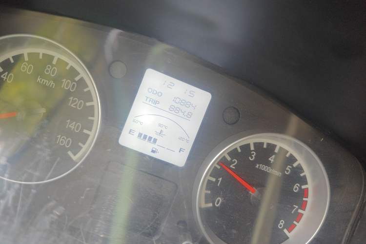 Used Jinbei Hiace X30 2021 1.5L Wealthy Single-Steaming Air-Conditioned Version Bus China VI Standard SWC15M Odometer Close Up