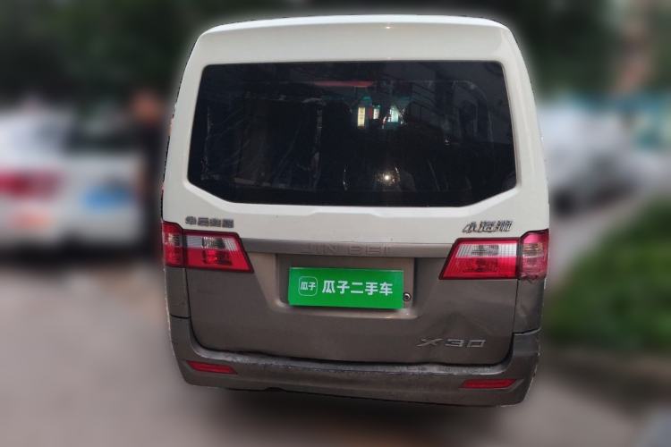 Used Jinbei Hiace X30 2021 1.5L Wealthy Single-Steaming Air-Conditioned Version Bus China VI Standard SWC15M Rear