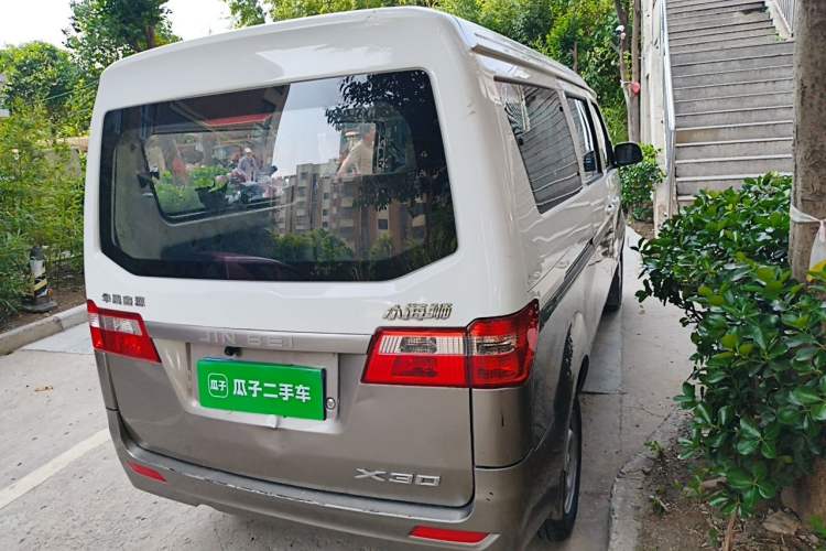 Used Jinbei Hiace X30 2021 1.5L Wealthy Edition Bus China VI Standard SWC15M Rear Right 45 Deg