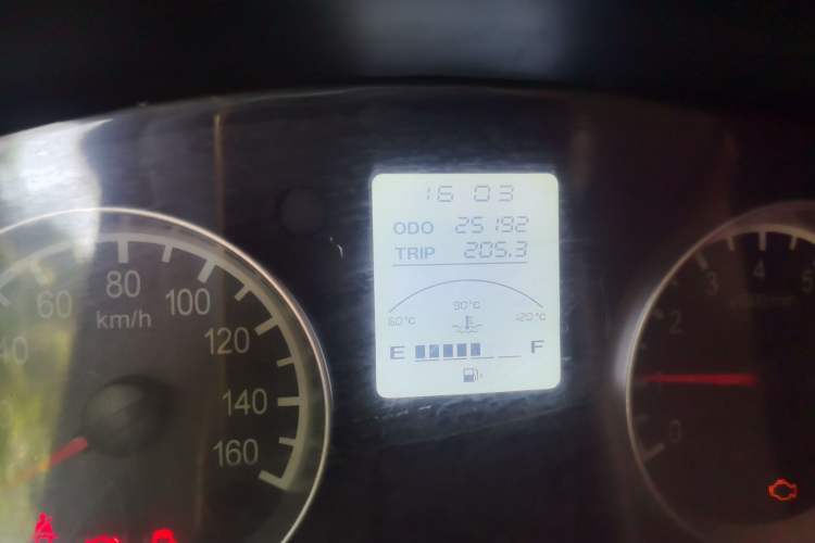 Used Jinbei Hiace X30 2021 1.5L Comfort Model Base Version (No Air Conditioning) Van China VI Standard SWC15M Odometer Close Up