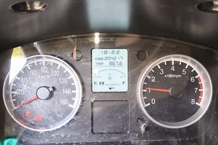 Used Jinbei Hiace X30 2021 1.5L Standard Version Air-Conditioning-Free Bus China VI Emission Standard SWC15M Odometer Close Up