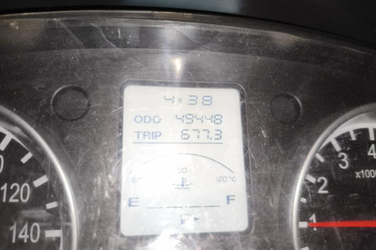 Used Jinbei Hiace X30 2021 1.5L Standard Model Central Air-Conditioned Bus China VI Emission Standard SWC15M Odometer Close Up