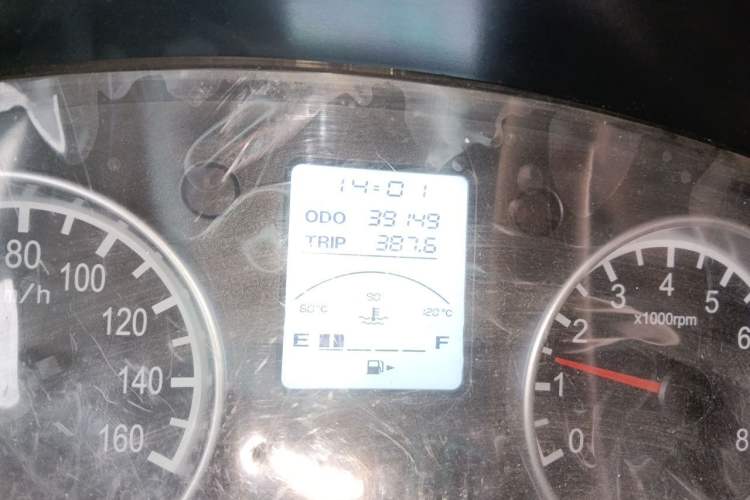 Used Jinbei Hiace X30 2021 1.5L Standard Version Air-Conditioner-Free Van China VI Emission Standard SWC15M Odometer Close Up
