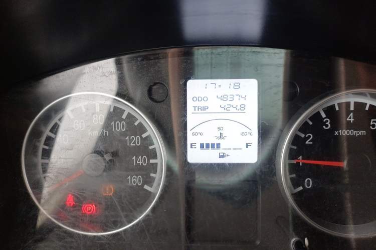 Used Jinbei Hiace X30 2021 1.5L Standard Version Air-Conditioning-Free Bus China VI Emission Standard SWC15M Odometer Close Up