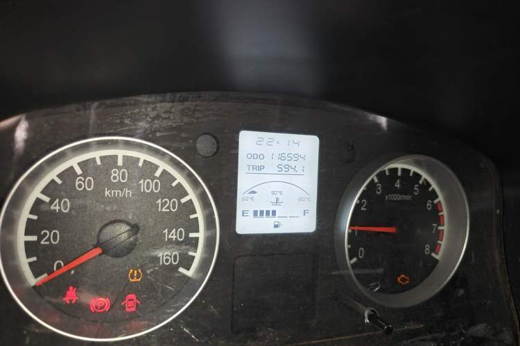 Used Jinbei Hiace X30 2021 1.5L Comfort Model Air-Conditioner-Free Version National VI Standard SWC15M Bus Odometer Close Up