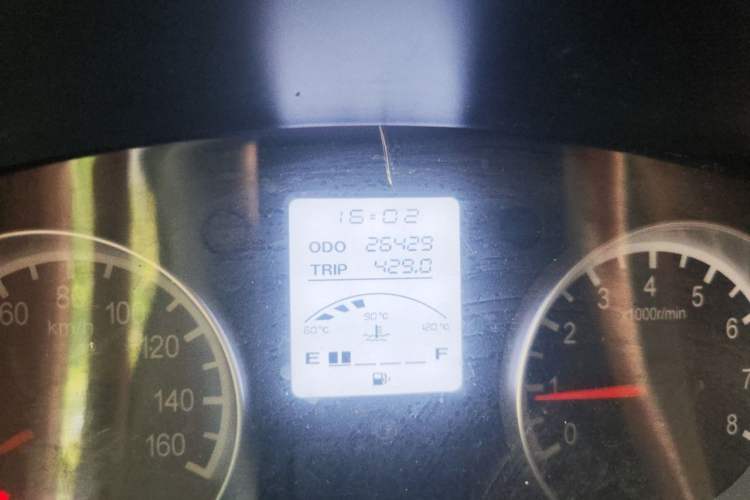 Used Jinbei Hiace X30 2021 1.5L Standard Version Air-Conditioner-Free Van China VI Emission Standard SWC15M Odometer Close Up